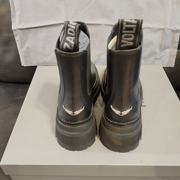 Zadig & Voltaire Ride Chelsea Boot NWT 7.5/8 EURO 38 - Picture 4 of 10